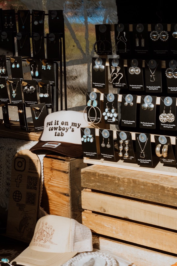 Bottled goods at a Fall Fest Marketplace booth
